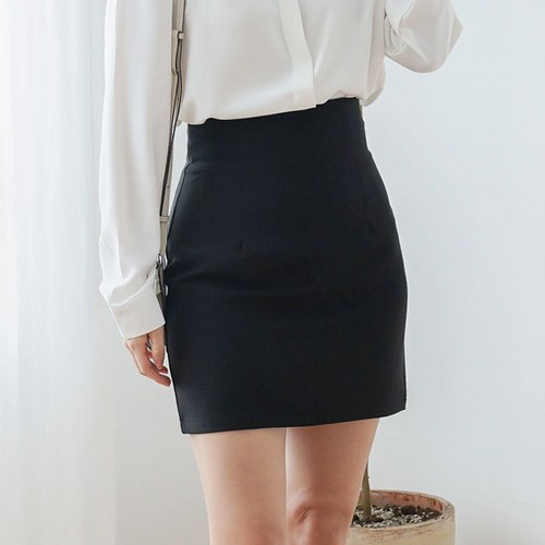H라인 오피스룩 정장 면접 스판 기본 미니 미디 롱 스커트 9color