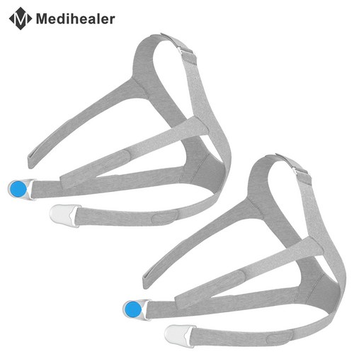 메디힐러 CPAP 양압기 풀페이스 마스크 머리끈 ResMed AirFit F30호환 가능 교체용 헤드기어 1+1 2PCS, 2개