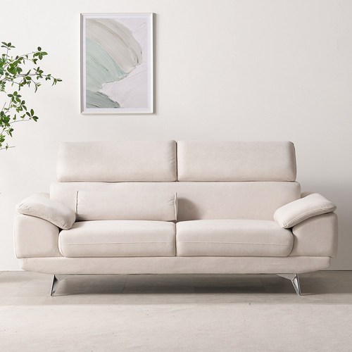 [NEW] 바로방가구 스타 프리미엄 아쿠아텍스 패브릭 3인용소파 거실 사무실 원룸 3인 쇼파, 아이보리