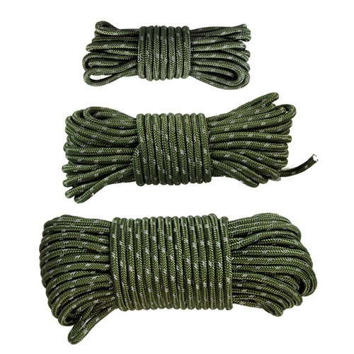 노마드 로프 캠핑 스트링 올리브