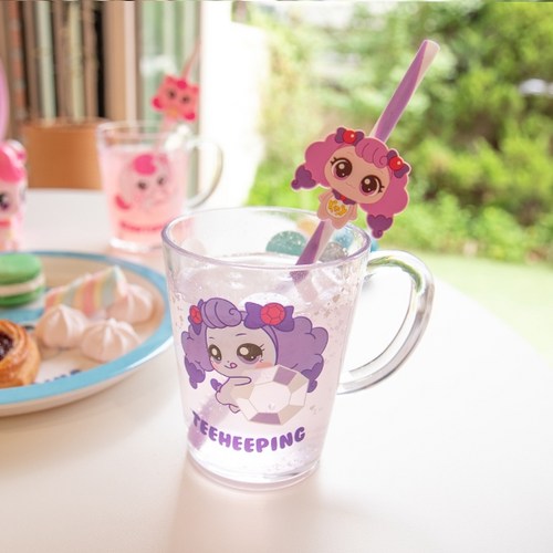 [티니핑] 러블리컵세트(방글핑), 1개, 퍼플(방글핑)