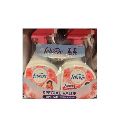 페브리즈 섬유탈취제 다우니향 920ml x2개, 2개