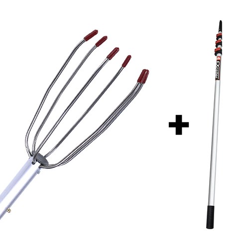 감 수확 도구 (감대망 감따개 과일수확 높은 나무 열매따는 도구), 1개, 감손헤드+감장대 7.5M