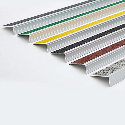 세라믹 계단 논****** ㄱ자형 미끄럼방지 유진금속 1M 1.2M 1.5M, 그레이, 1개