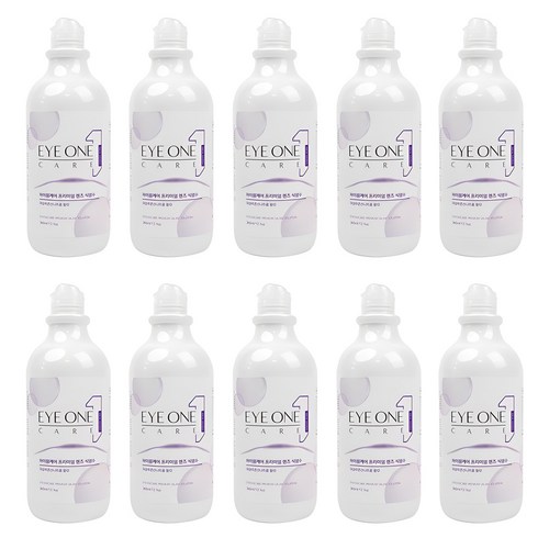 아이원케어 데이워시 히알루론산 함유 프리미엄 렌즈식염수, 10개, 360ml