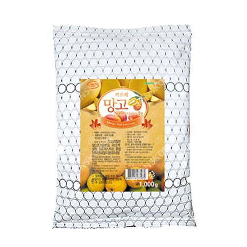 대호 까르페 망고 소프트아이스크림 1kg X 6개 소프트파우더