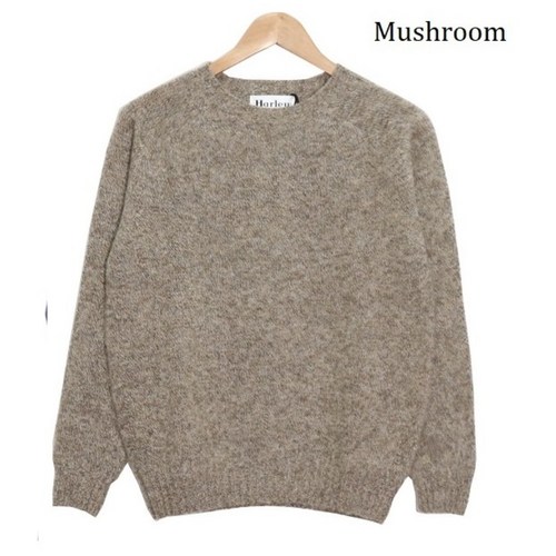 HARLEY OF SCOTLAND CREW NECK SWEATER 할리 오브 스코틀랜드 크루넥 스웨터 니트 베이지 김고은 핑계고 착용
