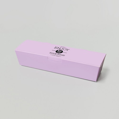 종이도시락 엔조이 파스텔 칼라 인쇄 8종 [100ea], 일반김밥 100개입×1개, 1개