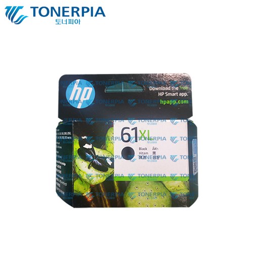 HP 정품 HP61 HP61XL CH561WA CH562WA CH563WA, 1개, 03_대용량 검정(BLACK)