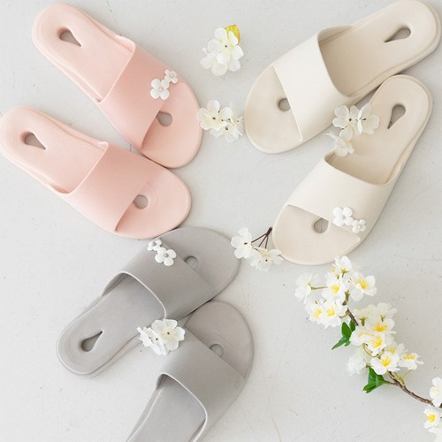 체리블러썸 욕실화 260mm, 체리블러썸_라이트베이지2개, 2개