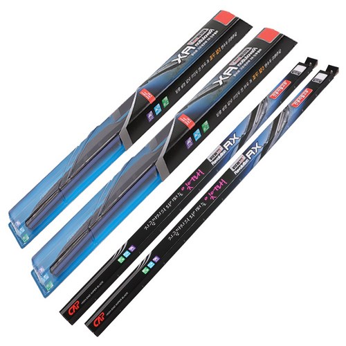 리필고무증정 레볼루션 RX와이퍼 흑연코팅 자동차와이퍼 호환 유막제거제 증정, 팰리세이드 호환용(650mm+500mm), 1세트