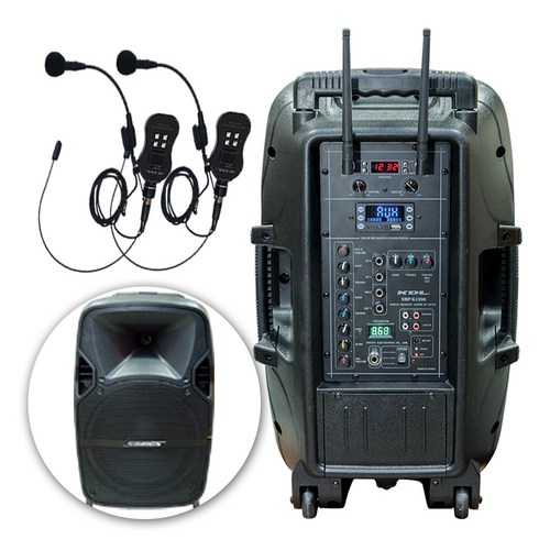 소닉스 포터블 앰프스피커 SMP-K1200 국산 300W 12