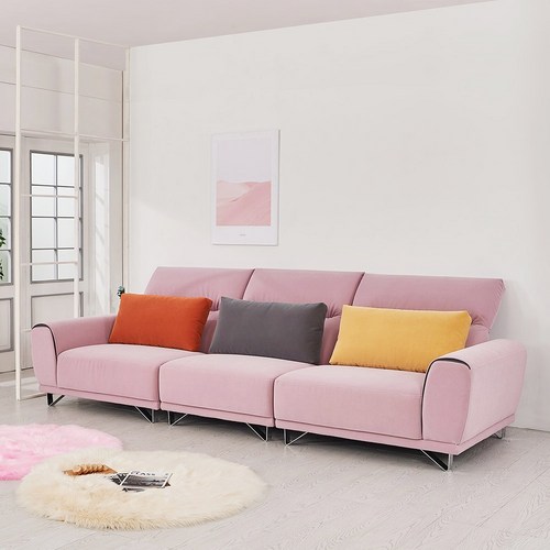 쏠앤까사 자넷 아쿠아텍스 패브릭 3인 4인 소파, 4인소파, 야크_107701 아이보리, 상담 후 결정