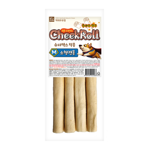 네츄럴EX 슈퍼렉스 칙롤 소형견용M, 먹태, 80g, 1팩