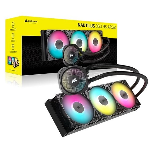 [CORSAIR] NAUTILUS 360 RS ARGB[CPU쿨러][블랙], 1개