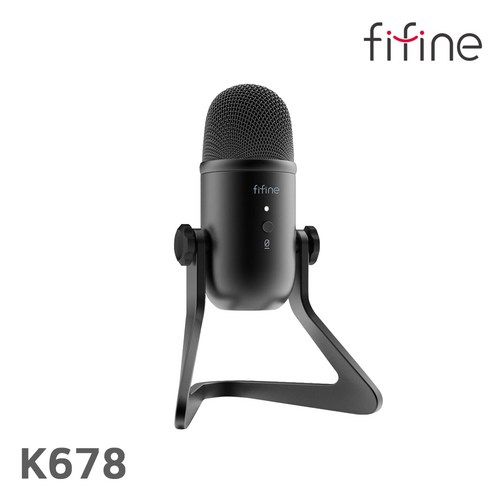 FIFINE K678 (신모델) 마이크 개인방송 마이크세트 USB 유튜버 게이밍 스트리밍, K678 (유선)