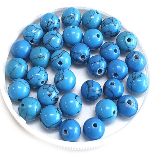 ALL 원석비즈 원석알 오닉스 백송석 터키석 해마석 청금석 팔찌재료 한팩, OA-08, 1개