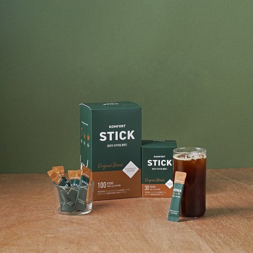 컴포어 오리지널 블랜드 스틱커피, 1g, 130개입, 1박스
