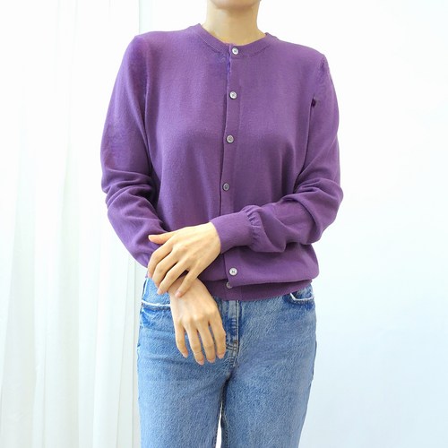 비러블리 베이직 소프트 니트 가디건