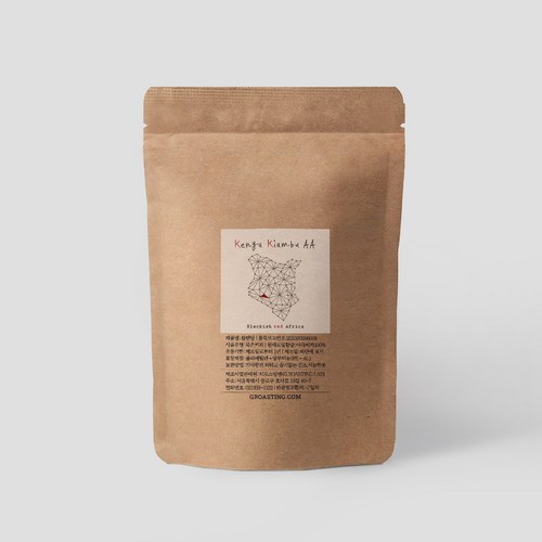 지로스팅 당일로스팅 중강배전 초코향 케냐 AA 키암부 프리미엄 커피원두, 1개, 200g, 홀빈(분쇄안함)