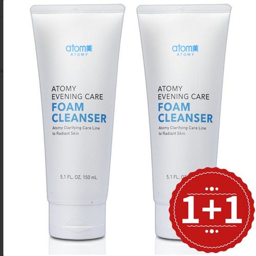 1+1 애터미 프리미엄 폼클렌저 부드러운 세정력 좋음 클렌징폼, 2박스, 150ml