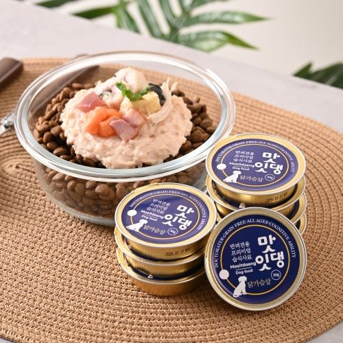 (배변 냄새 감소) 건강사료 강아지 맛잇댕 8EA 6가지맛, 8개, 30g, 새우