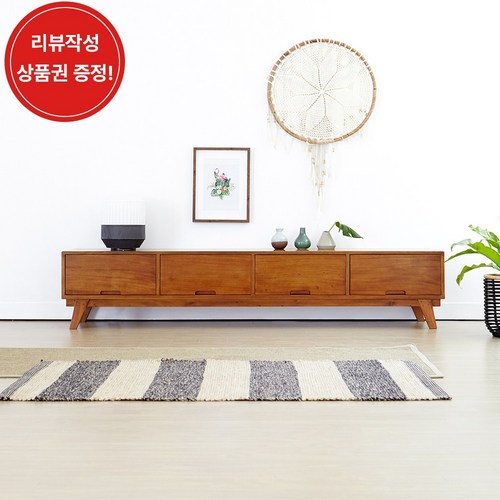 [단독특가] 유씨엠 원목 거실장 1500/1800/2000 TV 거실 티비다이, 거실장 2000