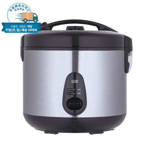 키친플라워 불소수지코팅 내솥 원터치 전기 보온밥솥, 4)16인용