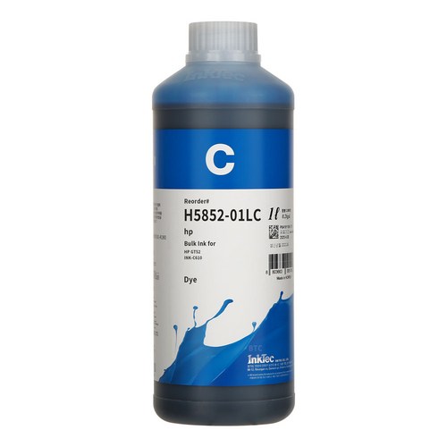 잉크테크 삼성 T2170W T2175W T2270W T2270DW T2270FW 호환 무한 리필 잉크, 1개, H5852 파랑 염료 1L