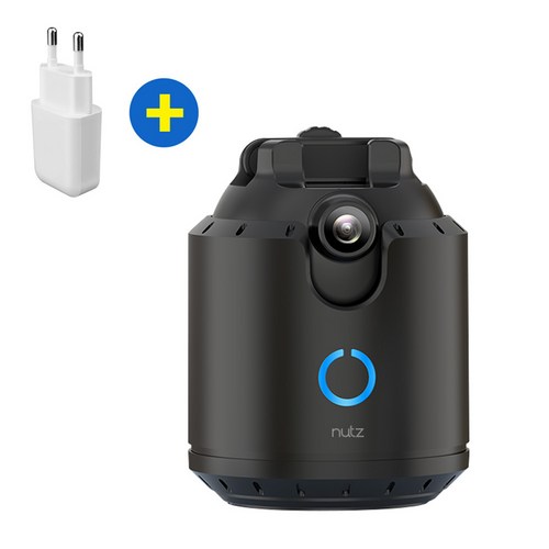 너츠 얼굴인식 팔로우캠 NUTZ AI-10, NUTZ AI-10 블랙+어댑터, 1개