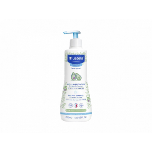 Mustela 무스텔라 젠틀 아기 클렌징젤 500mlx2개 Gentle Cleansing Gel, 500ml, 1개