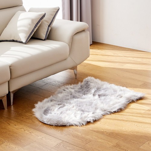 매드포퍼 양털 물결 러그 에코퍼 털 장모 온감 카페트 매트 3사이즈 5컬러