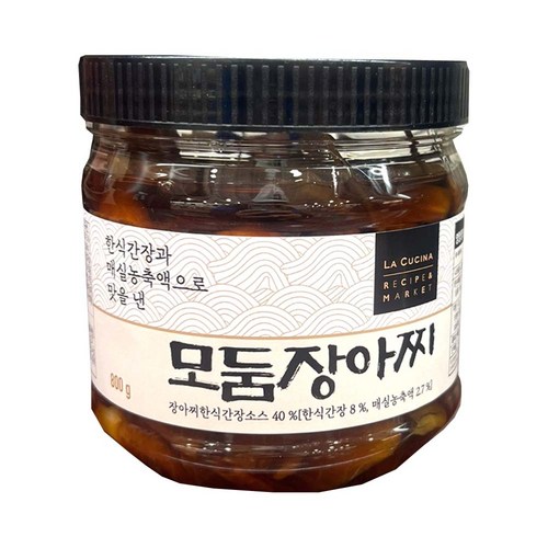 [코스트코] 라쿠치나 모둠장아찌 800G 절임반찬 /아이스박스포장, 1개