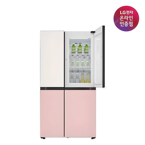 LG전자 디오스 오브제 컬렉션 매직스페이스 양문형 냉장고 S834BP20 832L 방문설치
