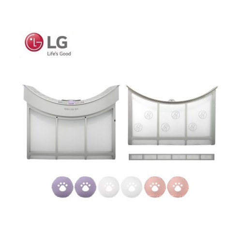 LG 트롬 건조기 펫케어 먼지필터 세트 RH18VTLN RH17WTLN RH16VTB, LG 건조기 필터 (AAA76553257)