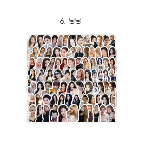 [슈어마켓] 에스파(AESPA) 도무송 스티커_비공굿 굿즈, 06.