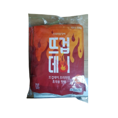 더나은 뜨겁데이 붙이는 핫팩 45g, 100개