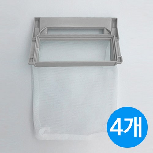 LG 세탁기 거름망 대 통돌이 먼지망 먼지통 필터 세탁망, 4개