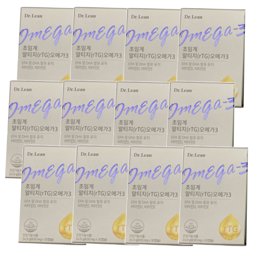 닥터린 초임계 알티지 오메가3 12개월분, 30정, 12개
