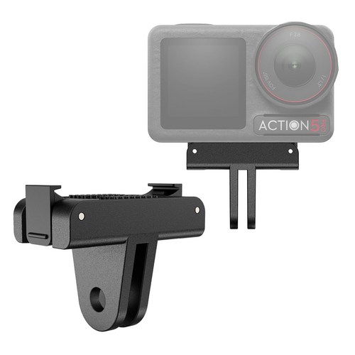 오즈모 액션 5 프로 4 3 호환 마그네틱 액션캠 퀵 릴리즈 베이스 브라켓 셀피스틱 삼각대 연결, AC-X018 퀵릴리즈 베이스, 상세페이지 참조, 1개
