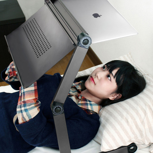 키젠 누워서 보는 침대 독서대 높이조절 각도 조절, 04_누워서독서대플러스(모던블랙)