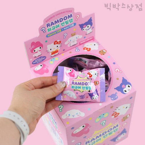 산리오랜덤연필캡