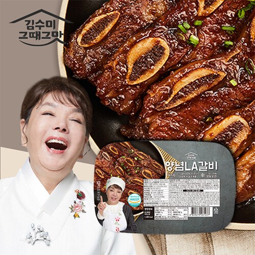 [김수미그때그맛] 양념 LA 갈비 세트(400g x 7팩), 단품, 7팩, 400g