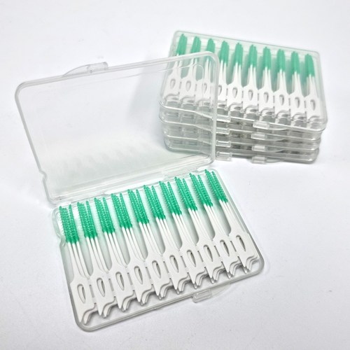 실리콘 치간칫솔 SSS사이즈 200P 교정용칫솔 치실, 40개입, 5개