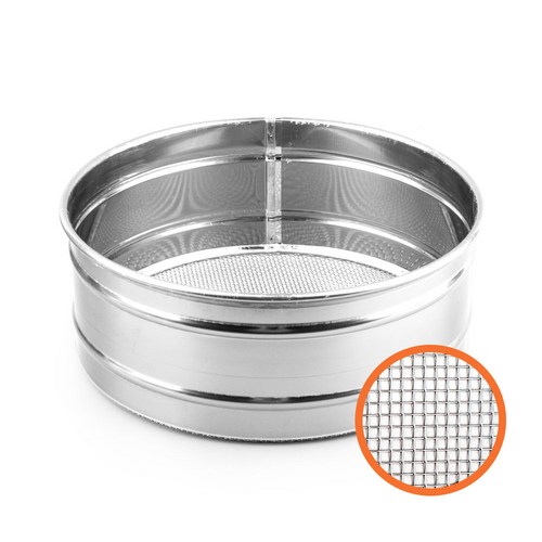 스텐 얼기미채 들깨 얼기미 채반 채망 빵채 망채 얼개미, 03 8메쉬 (2.6mm), 1개