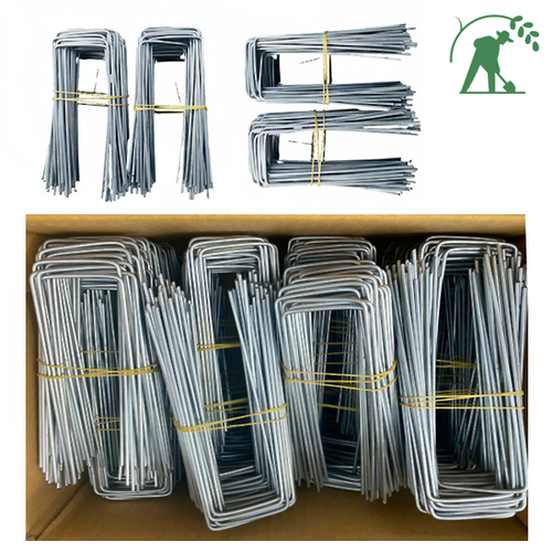 국내생산 5cm x 18cm 특대 부직포고정핀 멀칭고정핀 부직포핀 제초매트 야자매트 고정핀, 500개