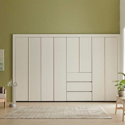 한샘 바이엘 소프트 붙박이장 크림화이트 데일리서랍형 /택1