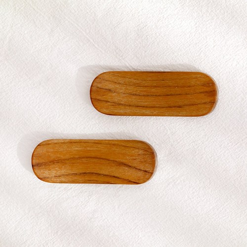 산다라 티크우드 수저받침대, 기본, 1개