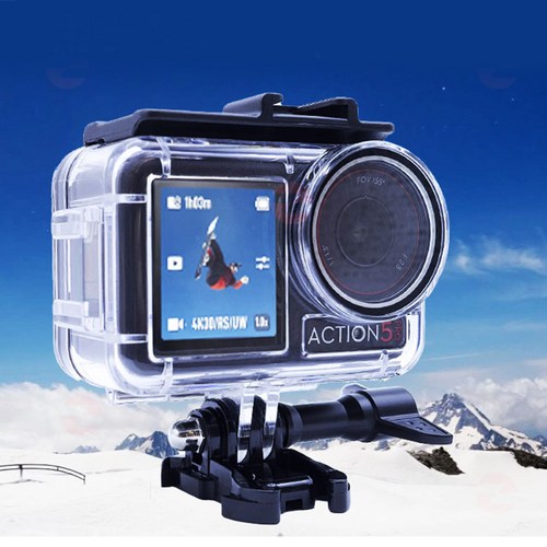 오즈모 액션 5 프로 4 3 호환 수중 방수 하우징 다이브 케이스 렌즈 카메라 보호 OSMO Action, AC-X017 방수하우징, 1개, AC-X017 방수하우징
