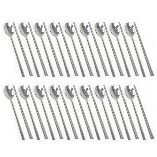 STS430 스텐레스 업소용 식당 스테인리스, 24종 민자 숟가락 젓가락 50세트, 50개